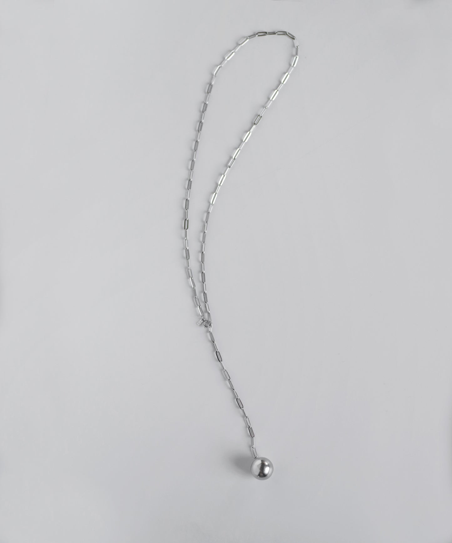 【Stainless Steel IP】Sphire Lariat Necklace