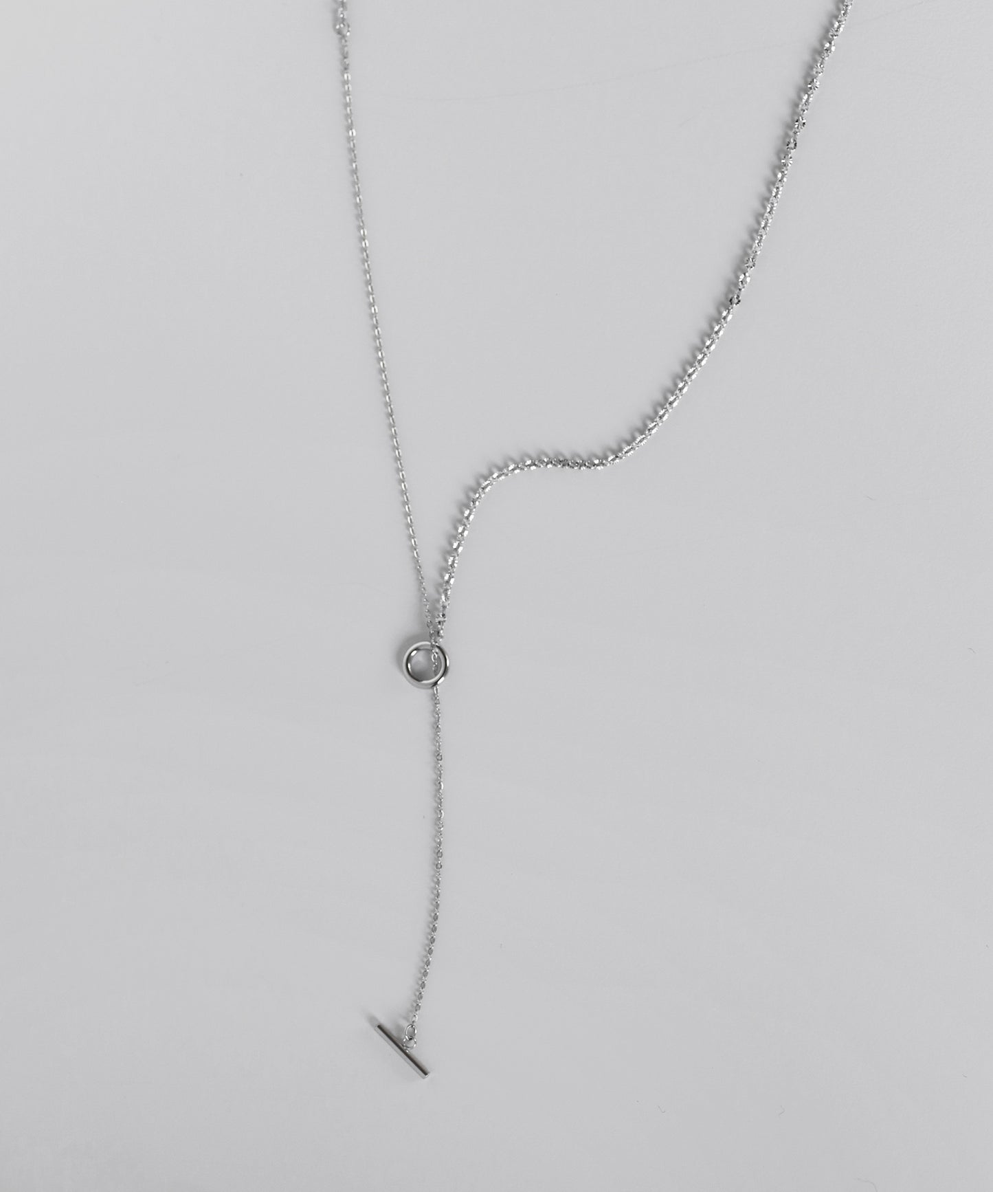 【Stainless Steel IP】Long Chain Lariat Necklace