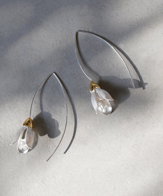 Flora Earrings[B][925 silver][Ownideal]