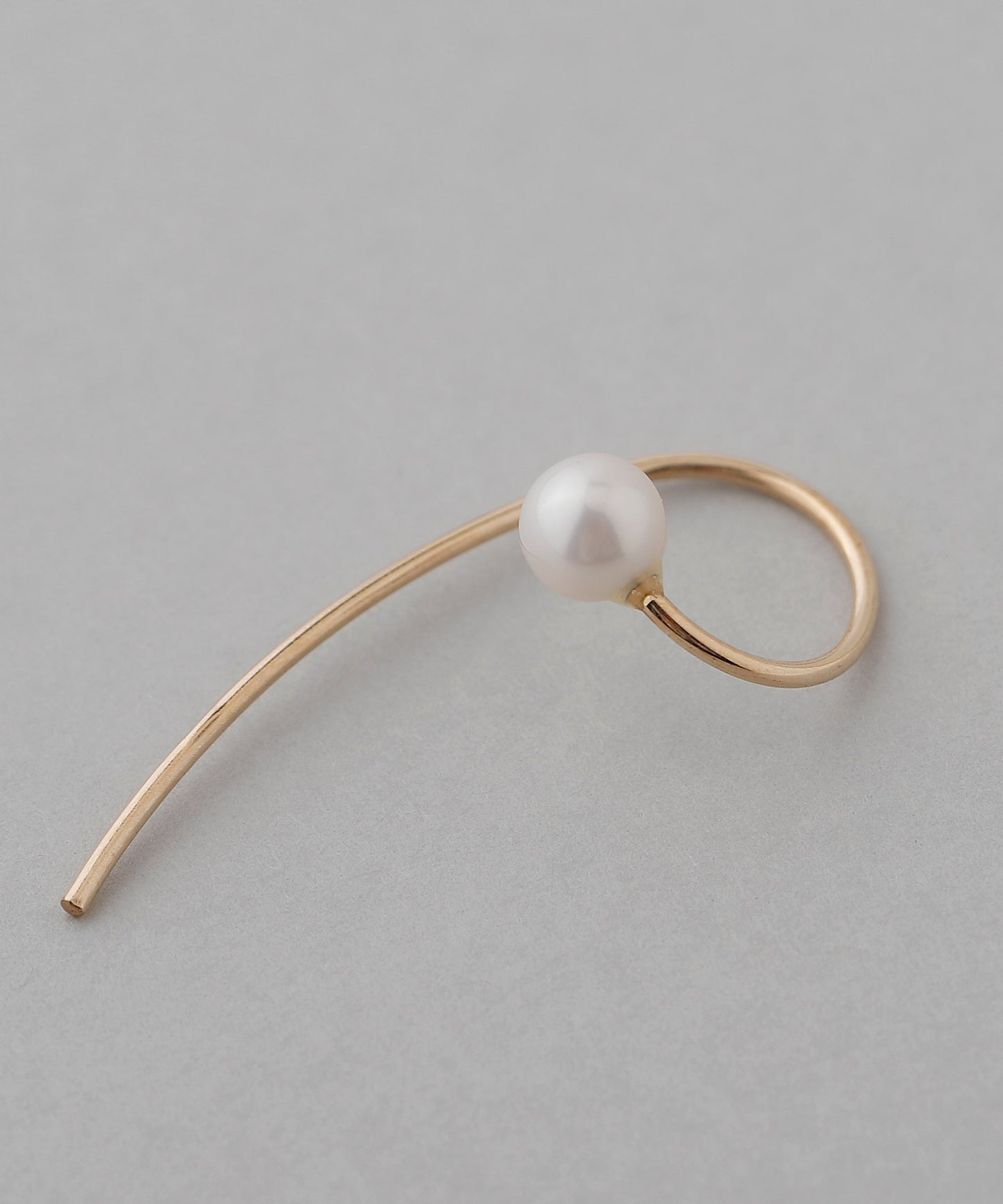 [14KGF] Twisted Pearl Earrings [Basic]
