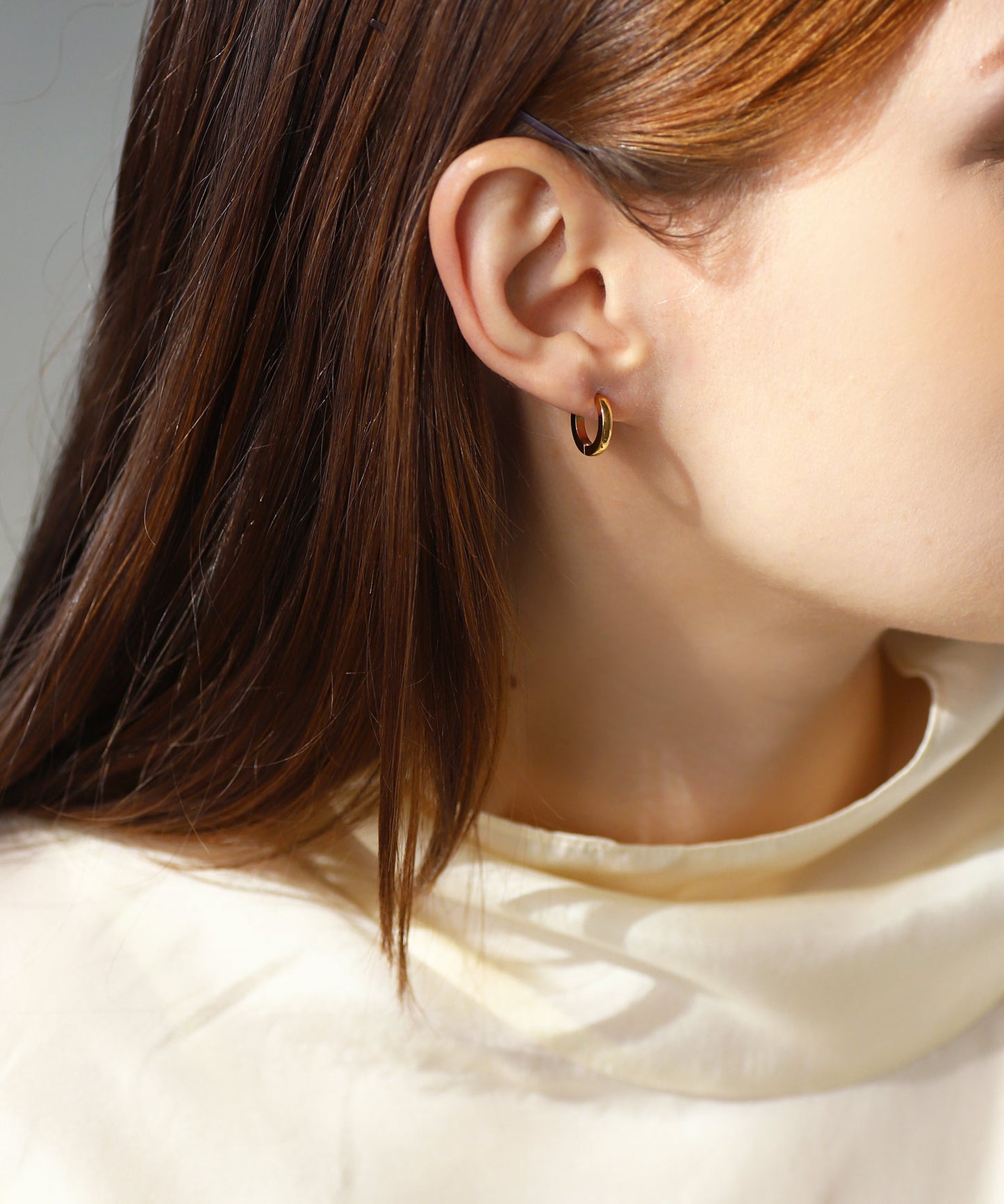 【Stainless steel IP】 Mini Hoop Earrings[A]