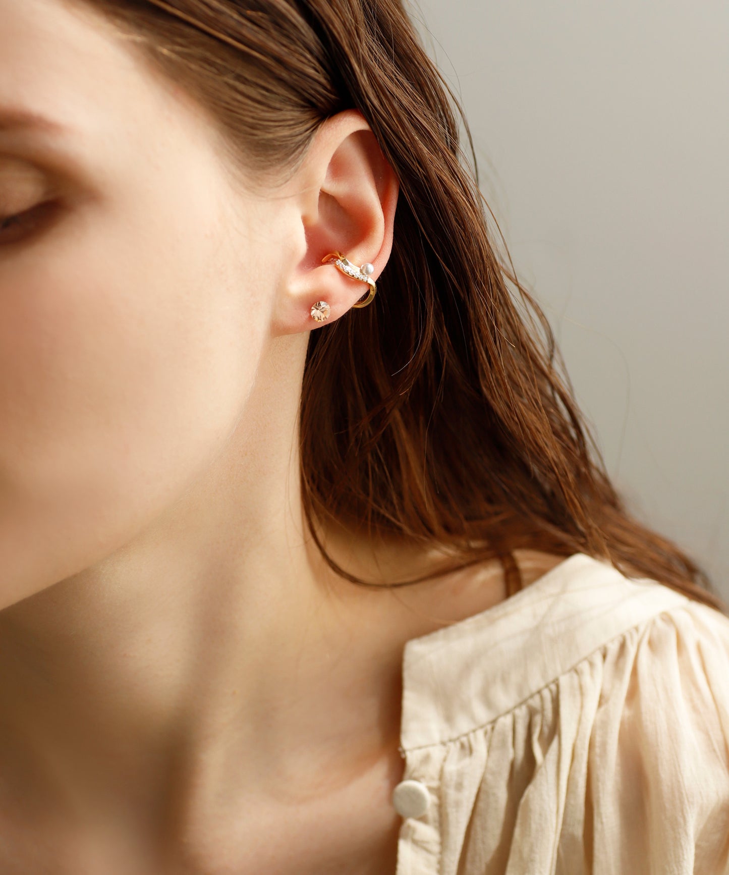Pearl × Bijoux Ear Cuff [Sheerchic]