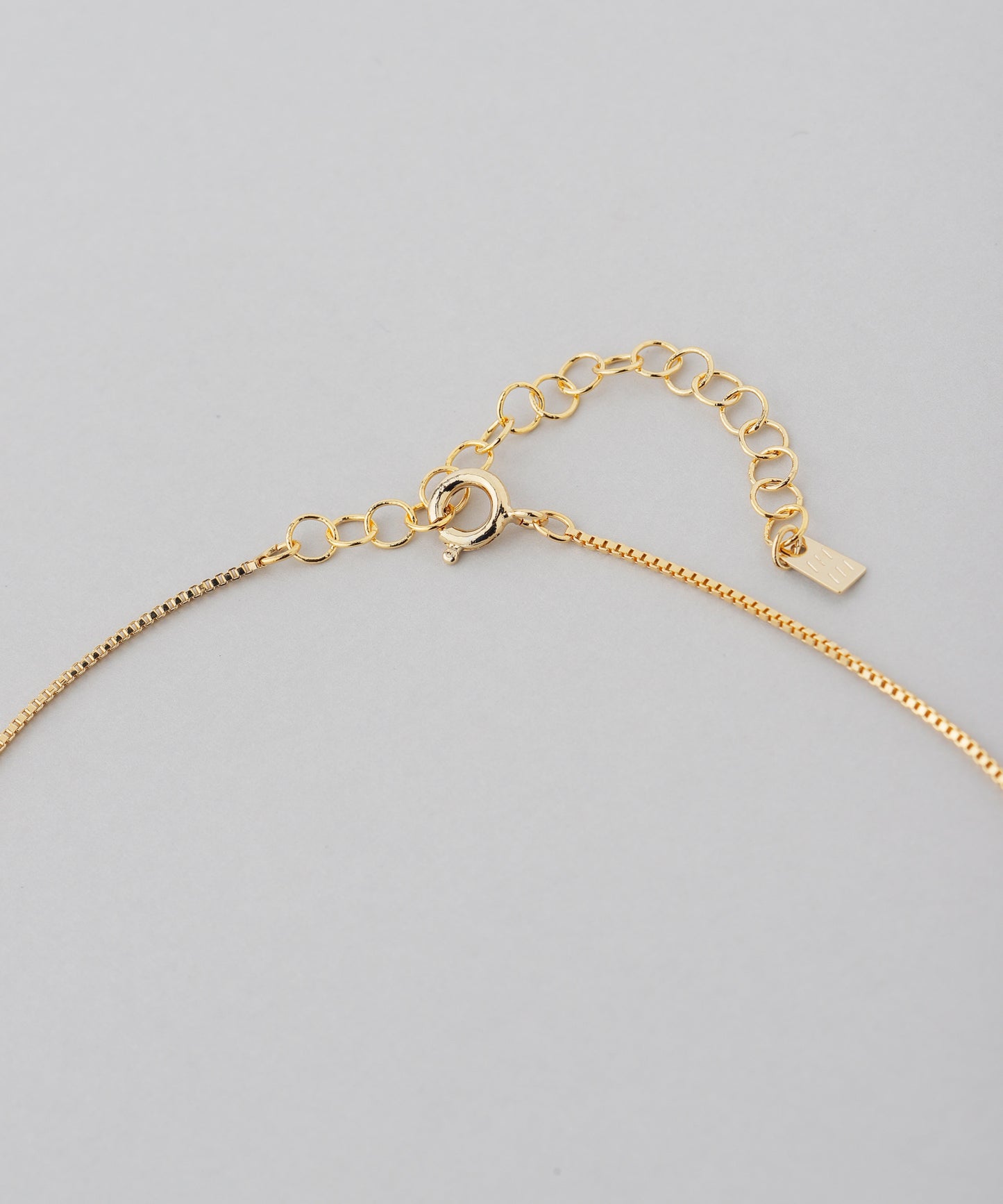 Metal Oval Plate Necklace [Ownideal]