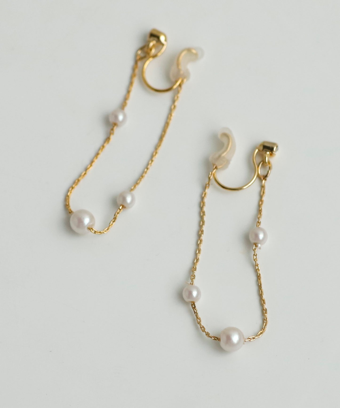Pearl Clip On Earrings [Sheerchic]