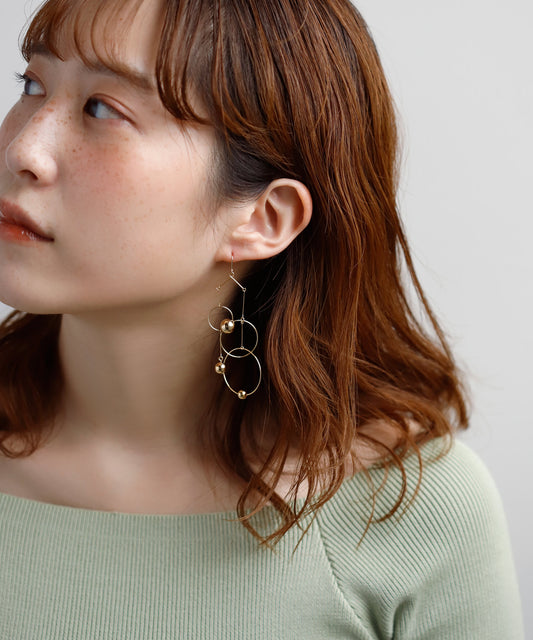 【Online Store Limited】Yajirobe Earrings[Sphere][Sheerchic]