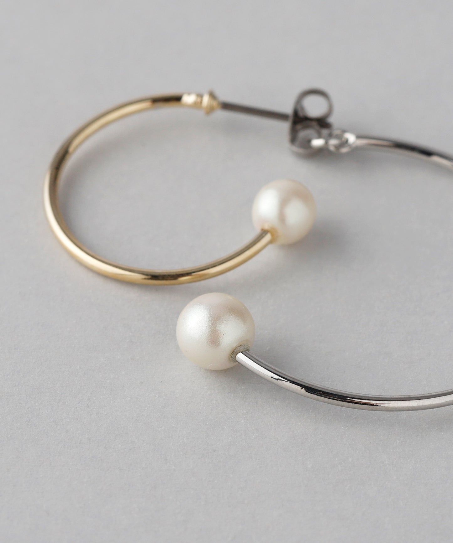 Pearl × Mixed Color Earrings[Sheerchic]