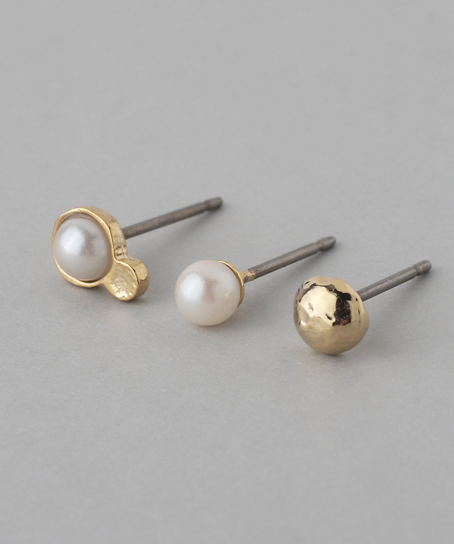 Pearl Motif Set Earrings[3pair]