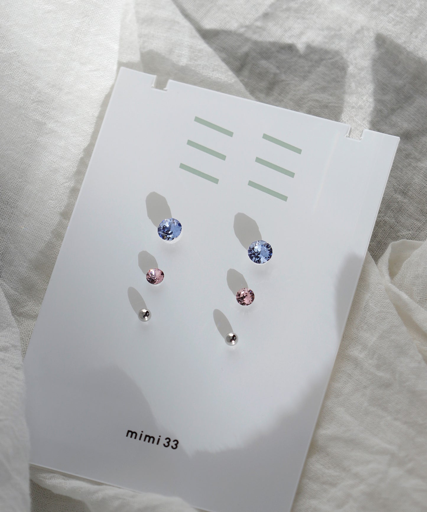 Bijoux Earrings [set of 3 pairs][A]