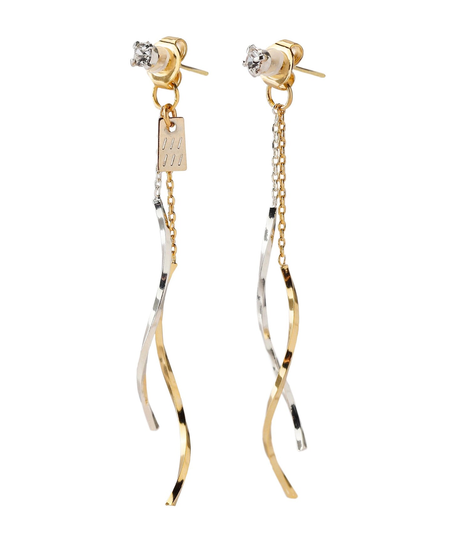 Twist Line Earrings[Sheerhic]
