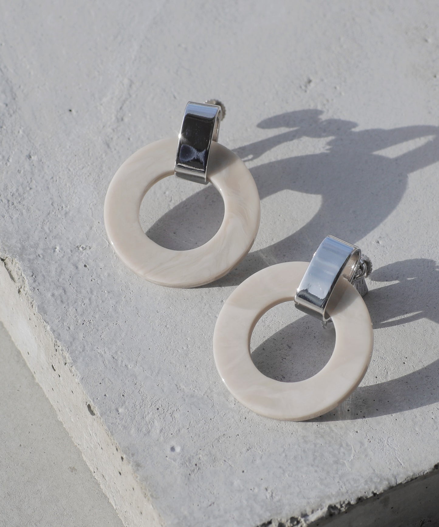 Marble Clip On Earrings[Ownideal]
