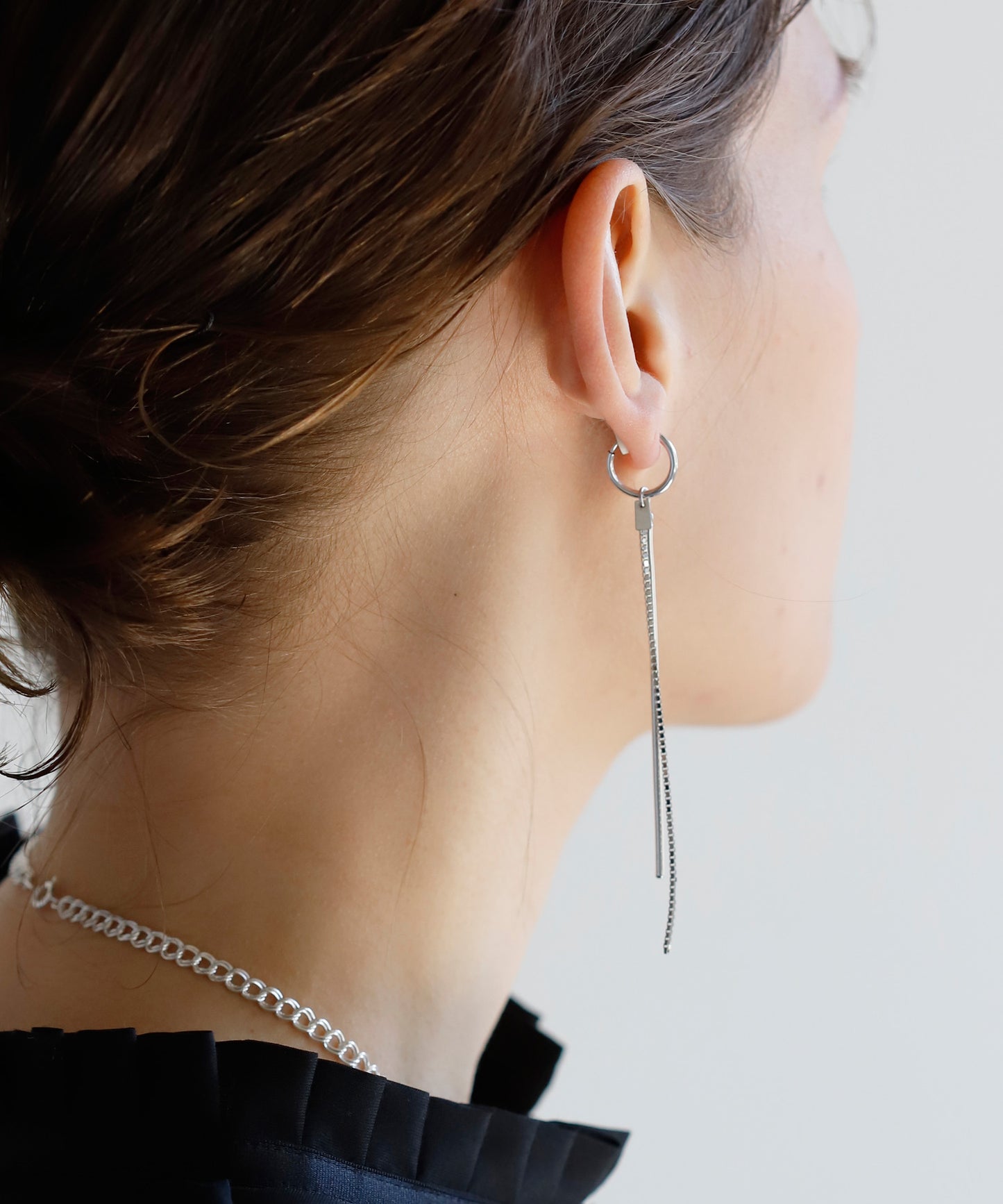 Metal Long Clip On Earrings[Ownideal]