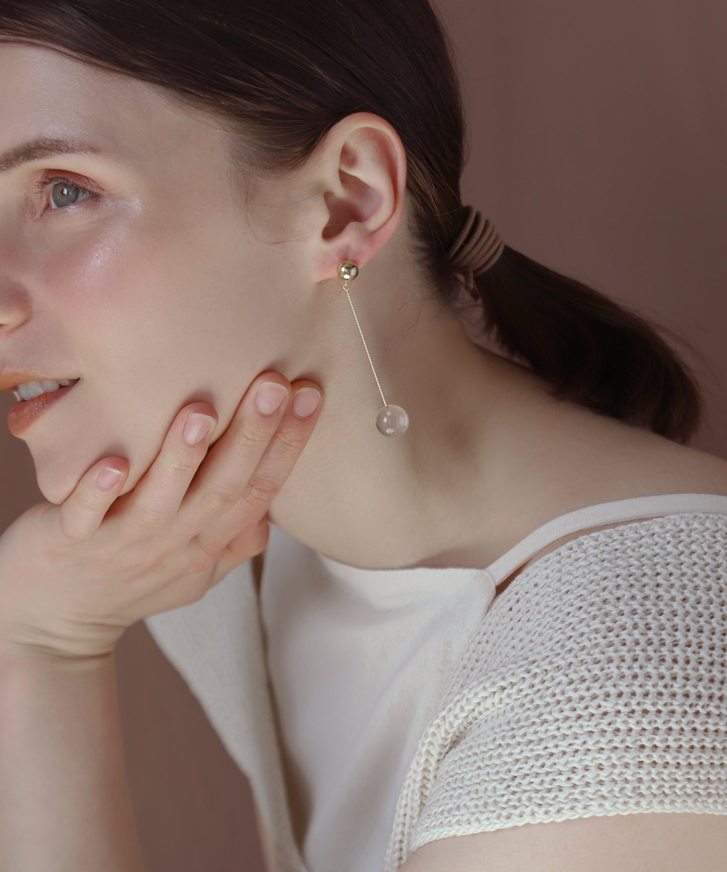 Crystal Swing Clip On Earrings[Ownideal]
