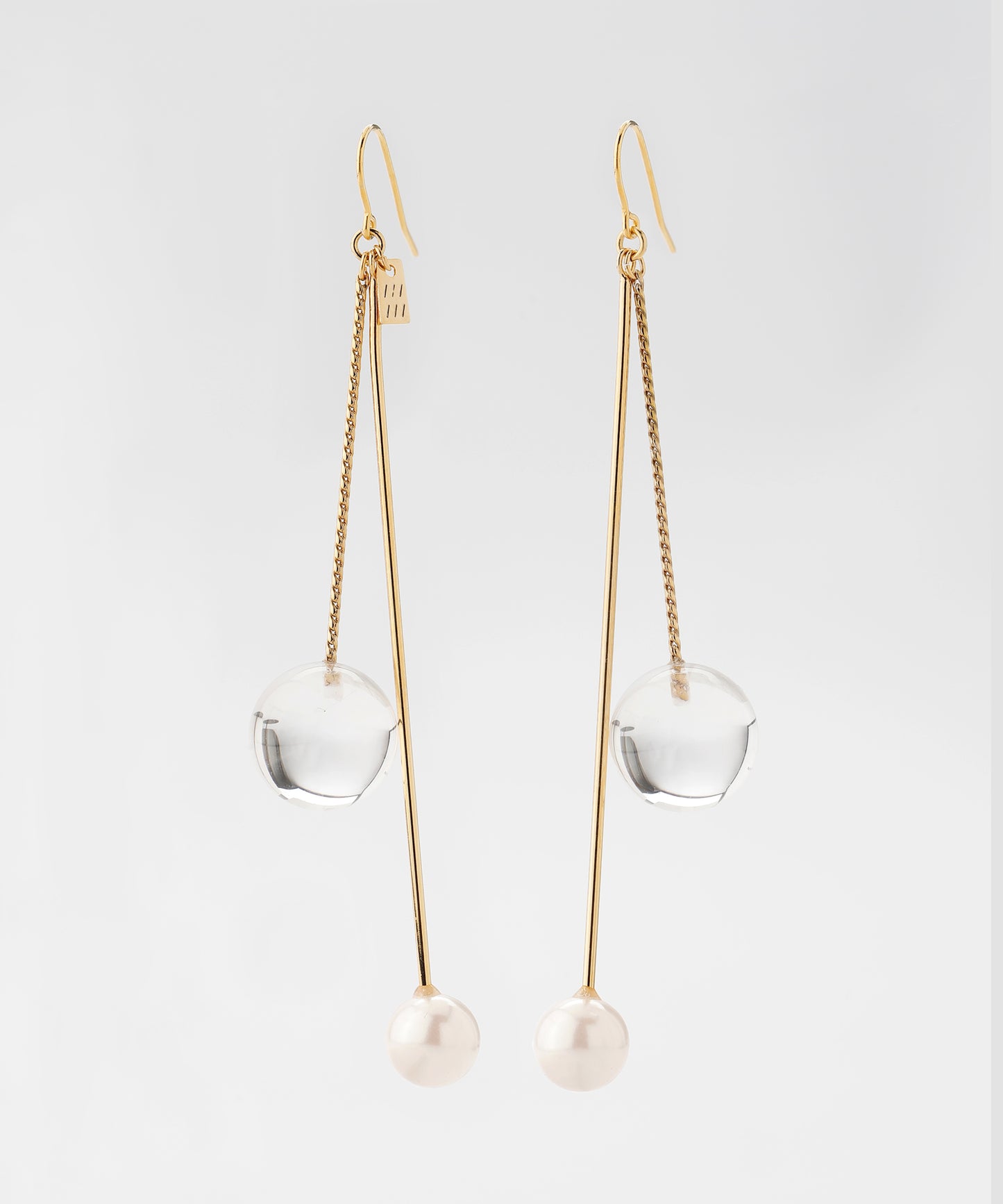 Crystal × Pearl Earrings [Ownideal]