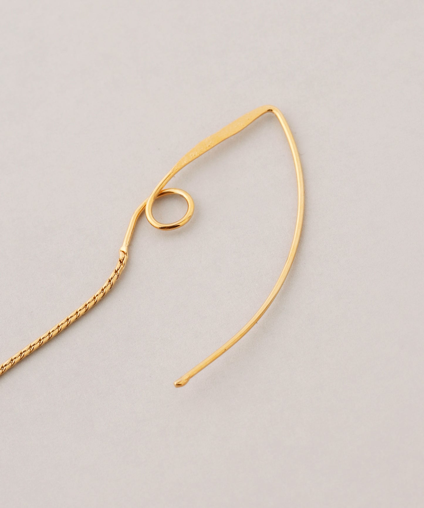 Pearl × Metal Hook Earrings [A][Sheerchic]