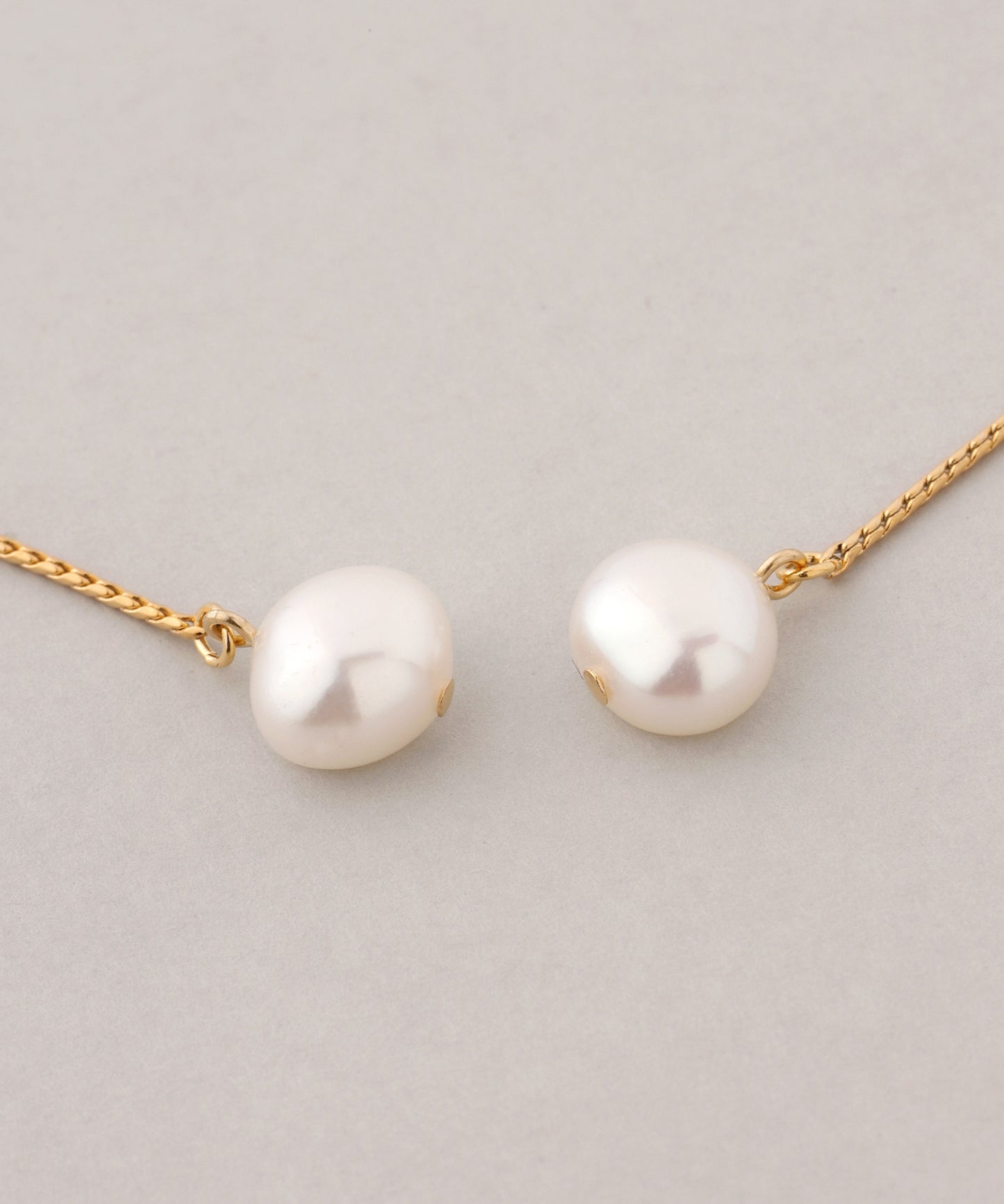 Pearl × Metal Hook Earrings [A][Sheerchic]