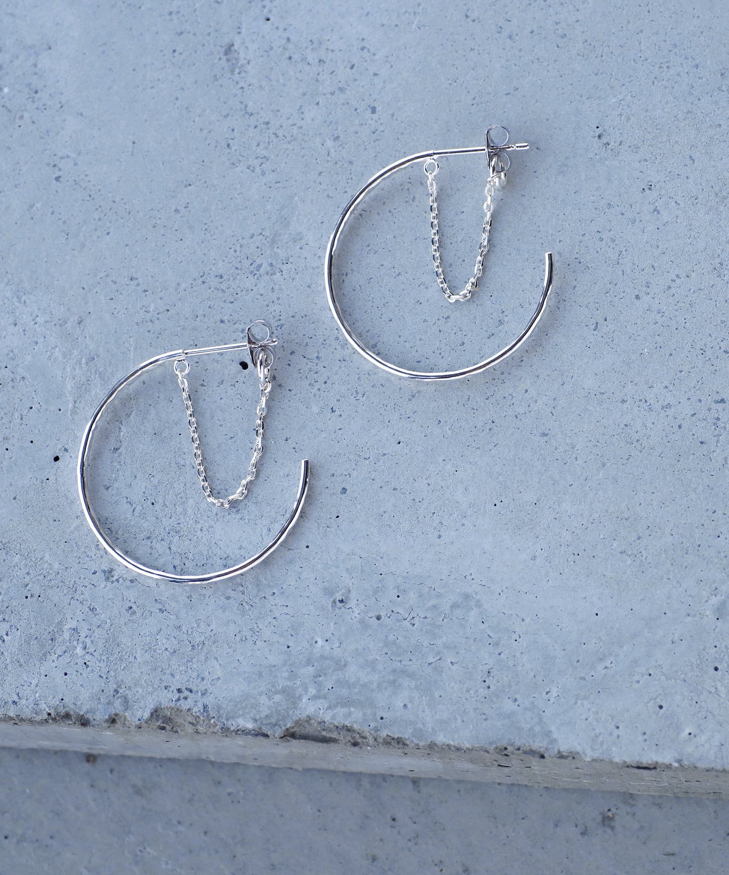 Hoop Earrings[925 silver][Basic]
