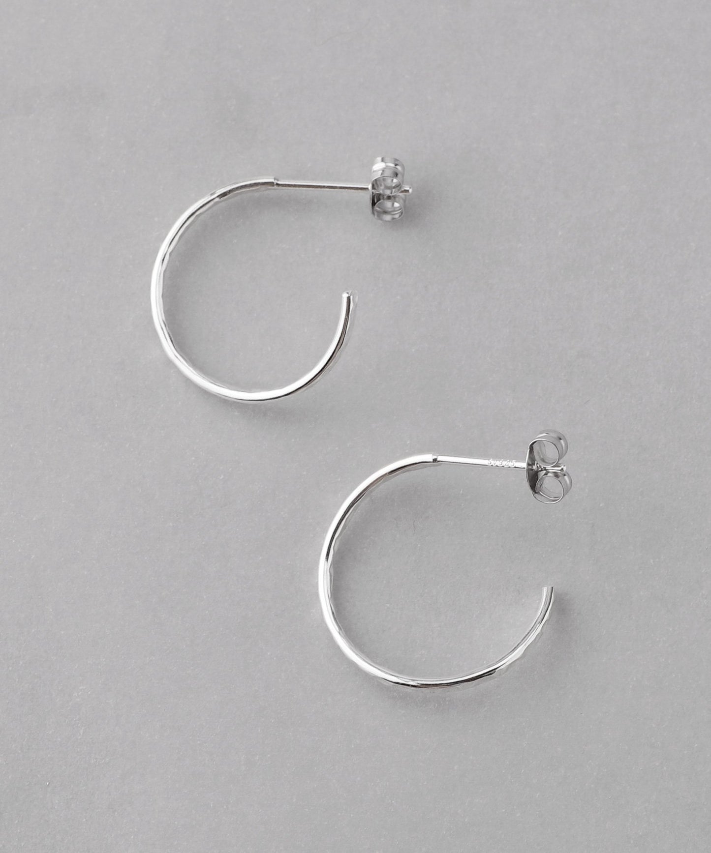 Twisted Hoop Earrings[925 silver][Basic]