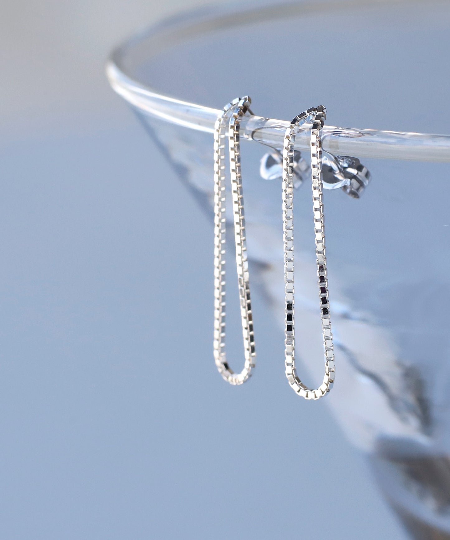 Chain Earrings[925 silver]