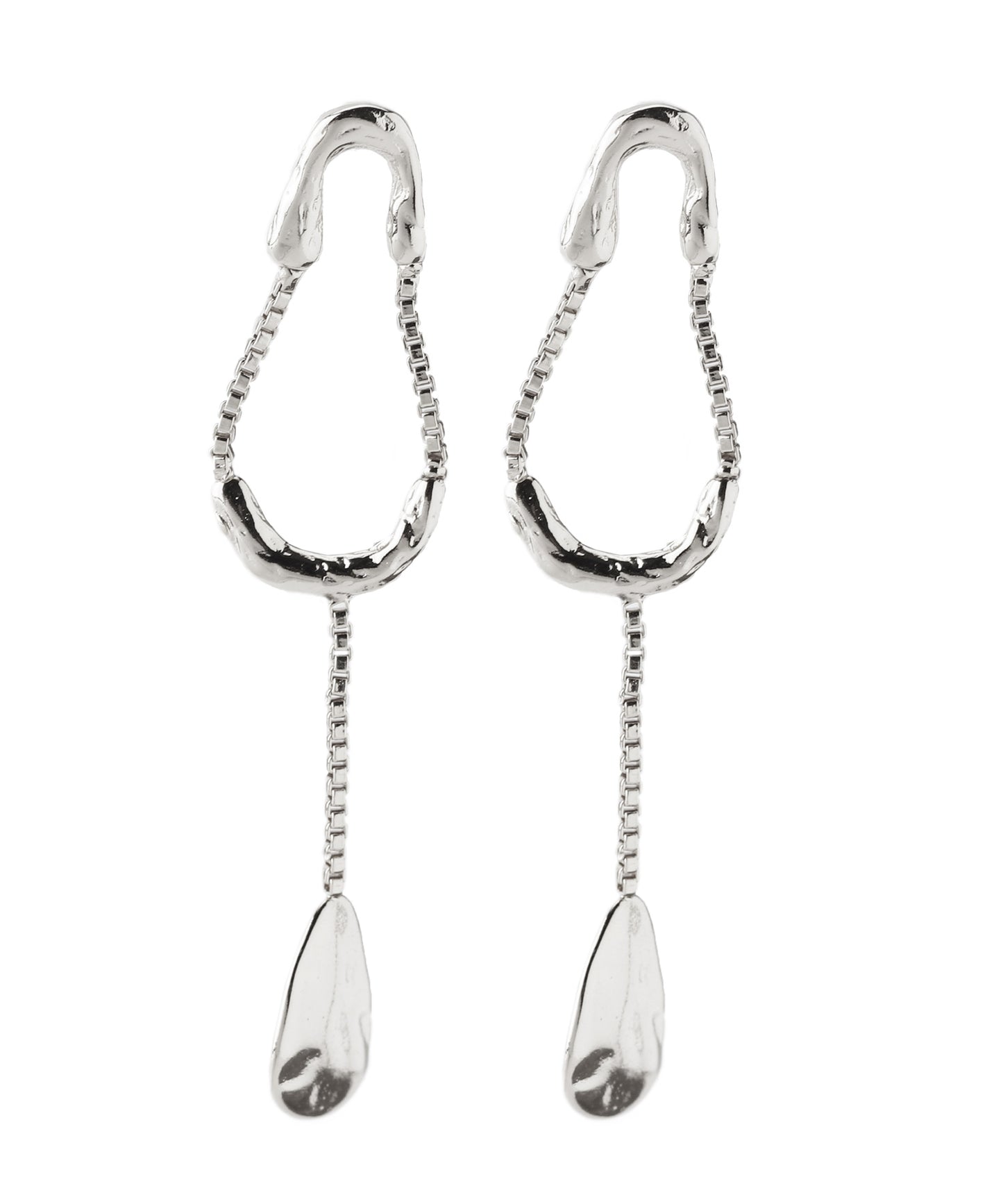 Metal Chain Earrings[Sheerchic]