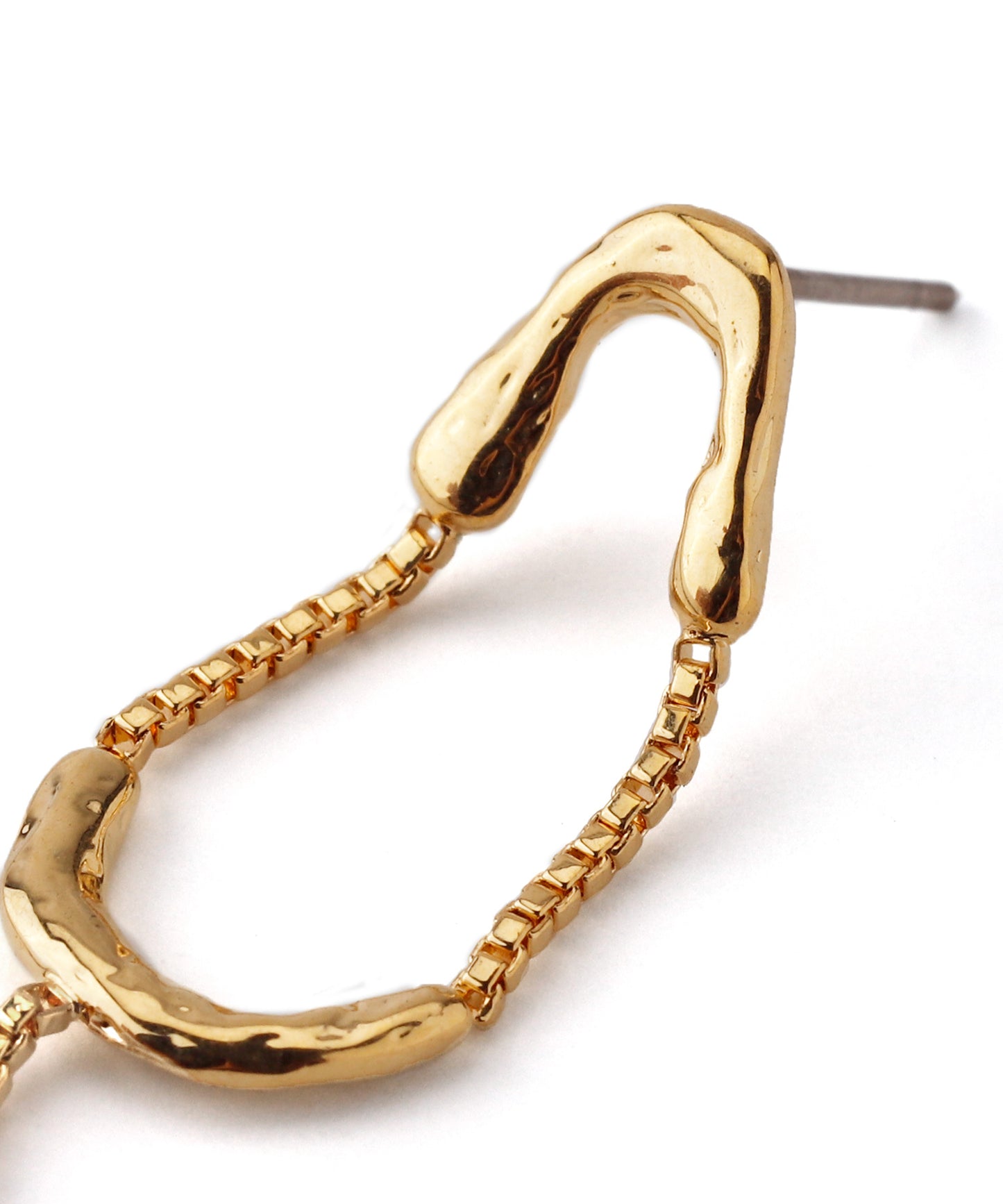 Metal Chain Earrings[Sheerchic]