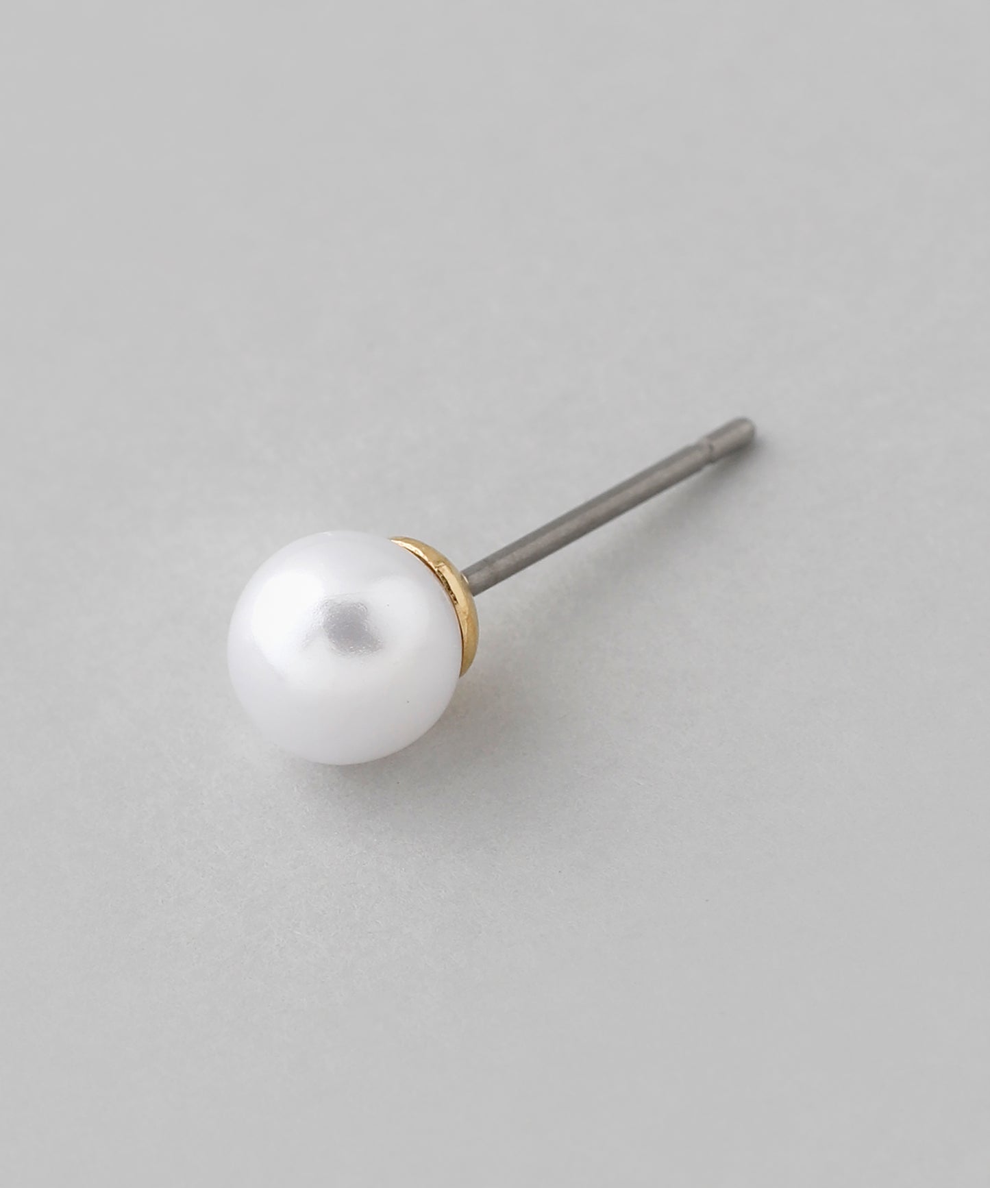 Pearl Asymmetrical Line Earrings [Sheerchic]
