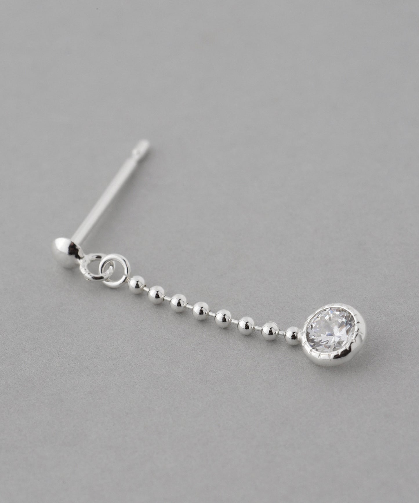 Bijoux × Ball Chain Earrings [925 silver]