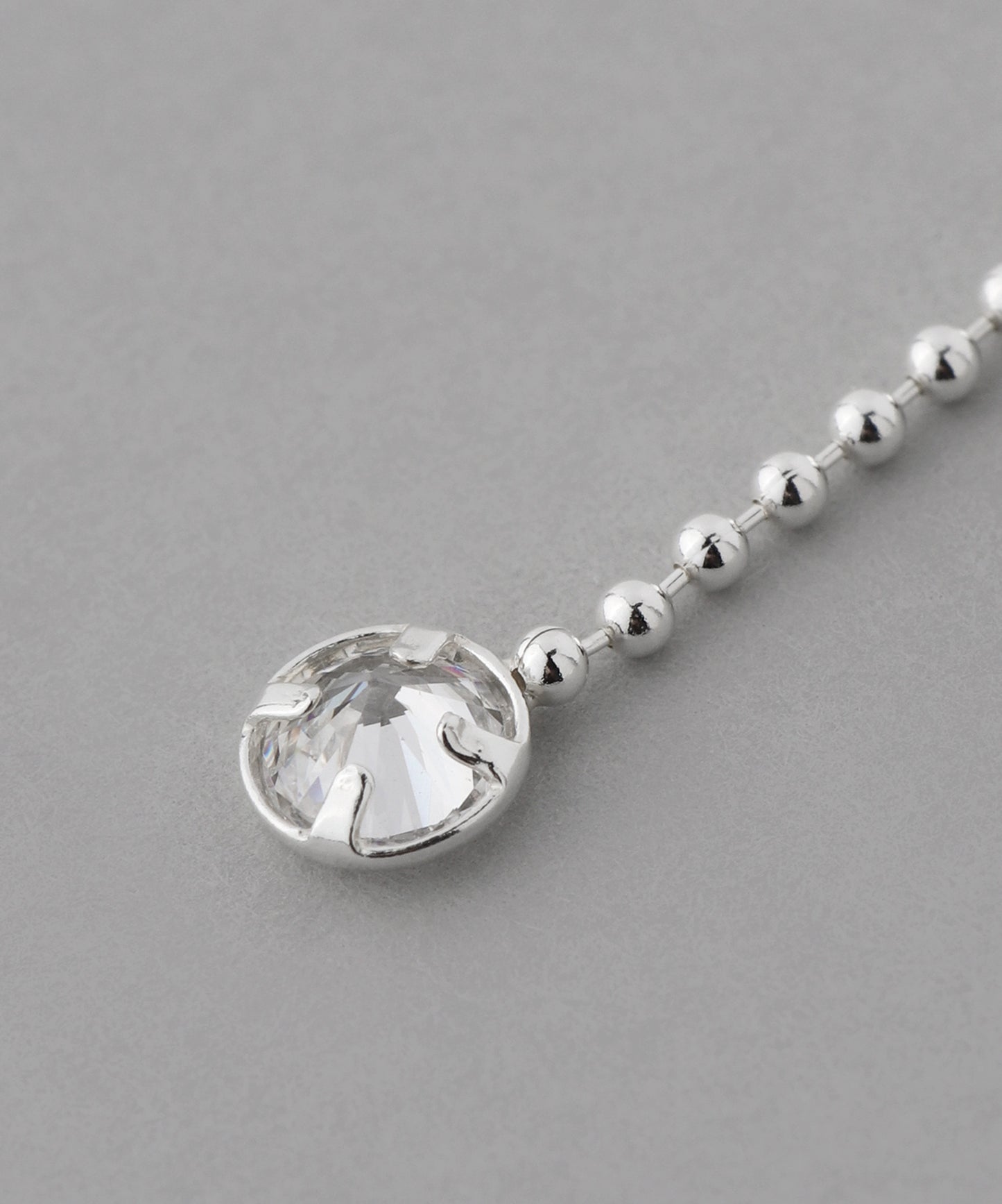 Bijoux × Ball Chain Earrings [925 silver]