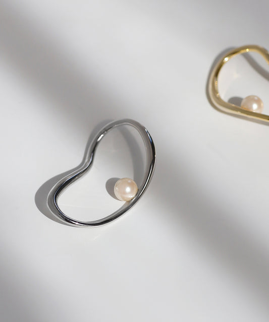Pearl Double Finger Ring [Ownideal]