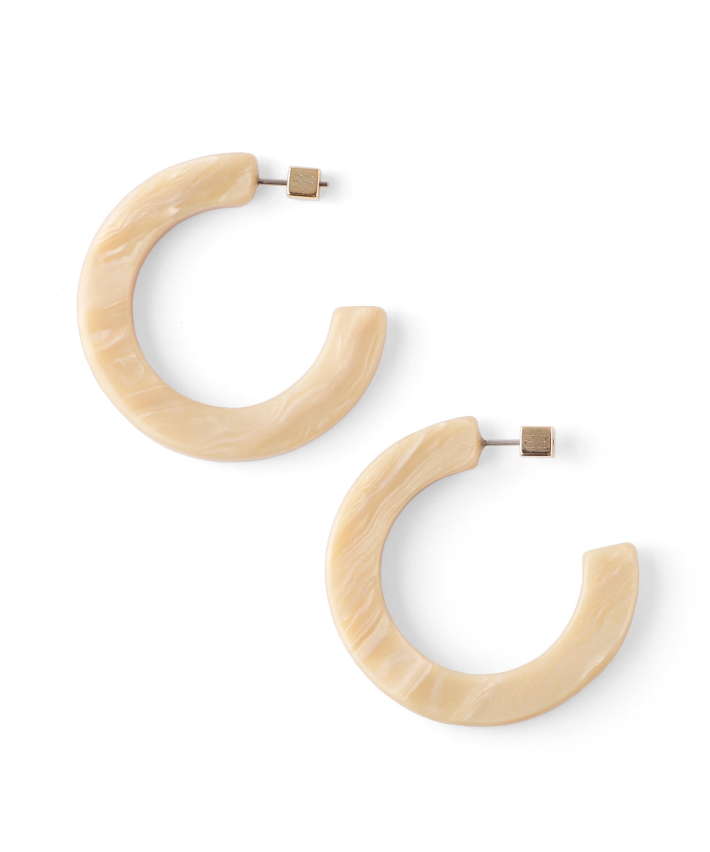 Marble Hoop Earrings[Ownideal]