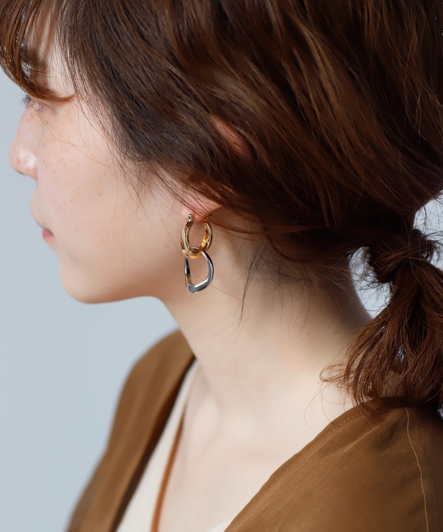 Metal Hoop Earrings[A][Ownideal]