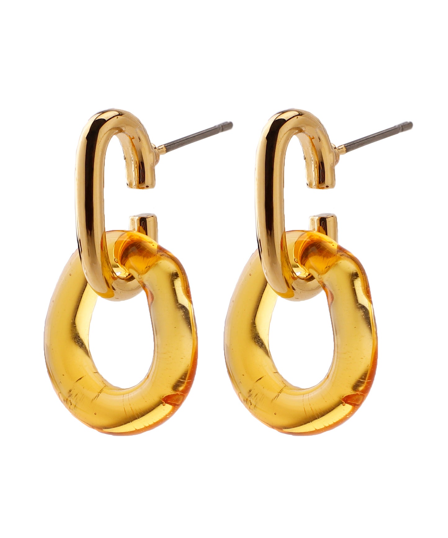 Glass × Metal Earrings[Ownideal]