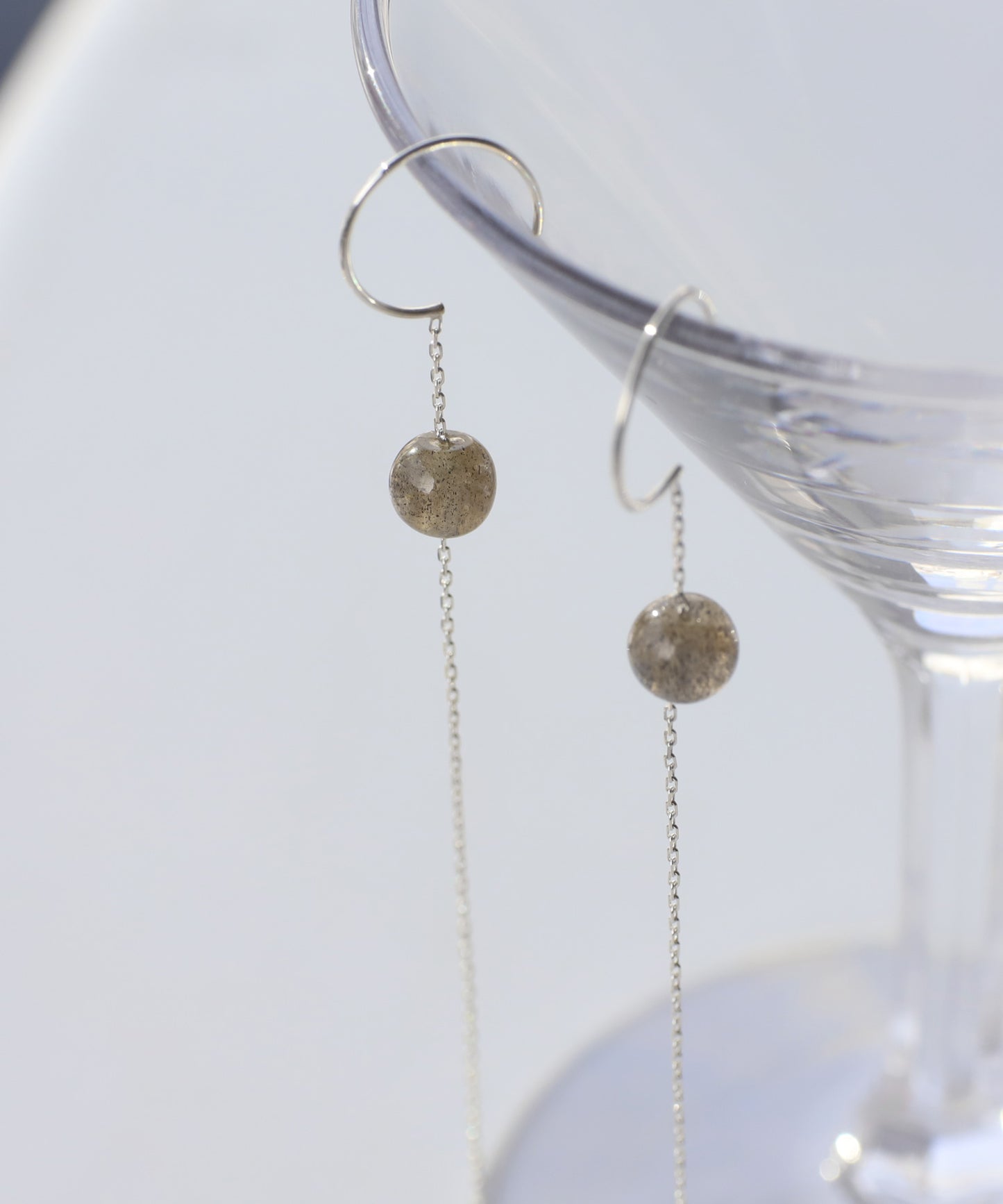 Gemstone Earrings[Basic][925 silver]