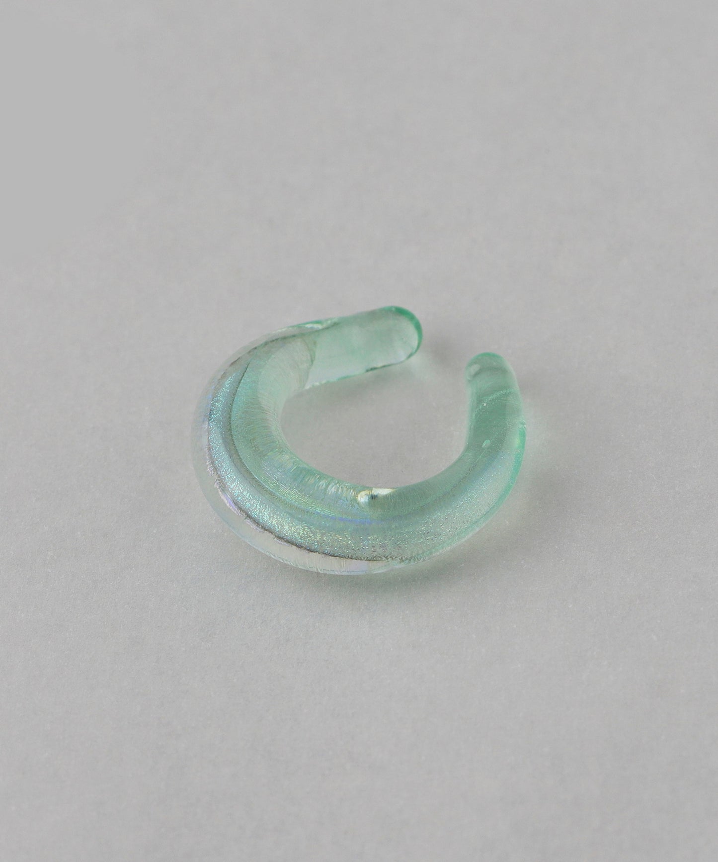 Colored Glass Ear Cuff [Ownideal]
