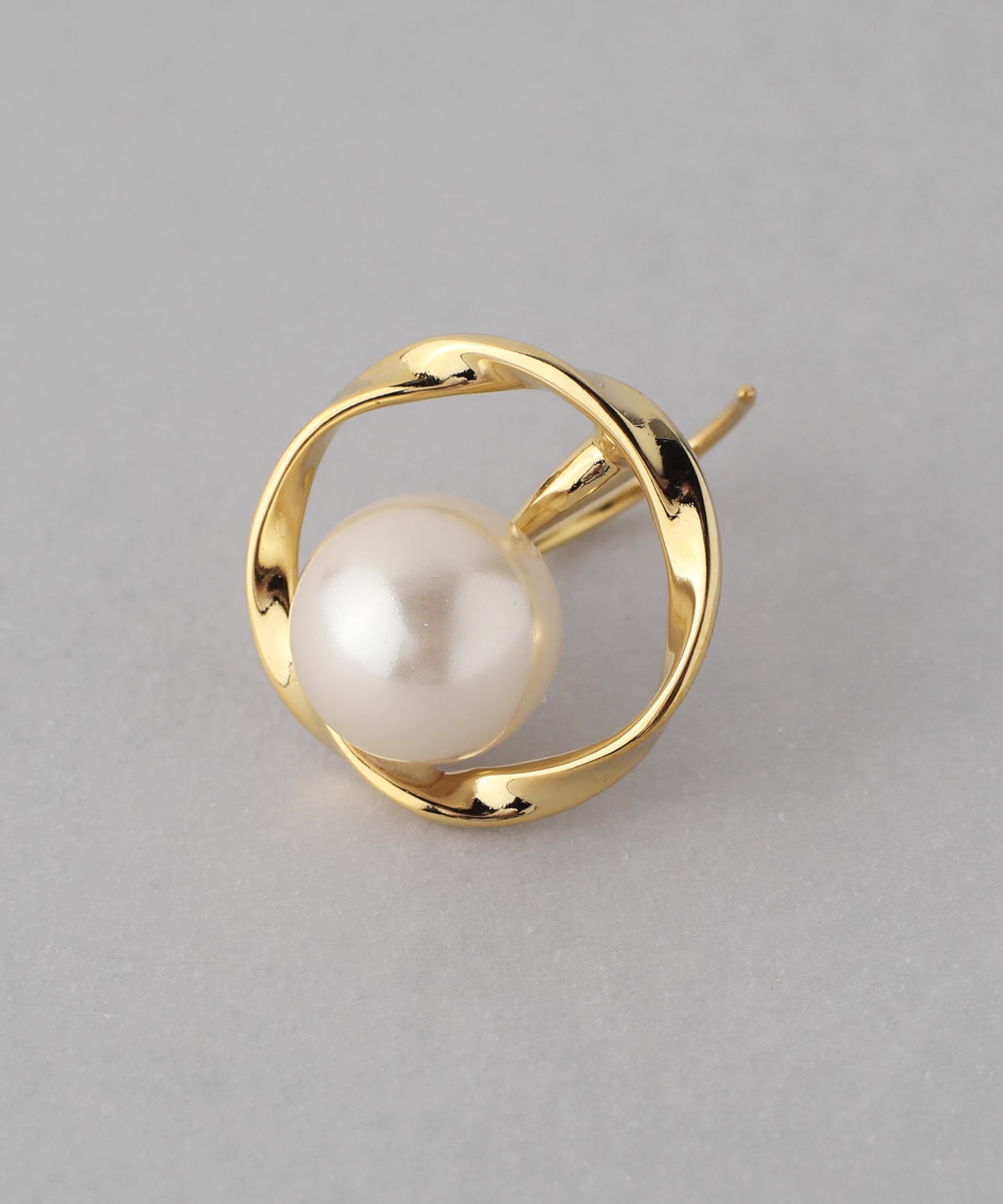 Pearl × Metal Clip On Earrings[Sheerchic]
