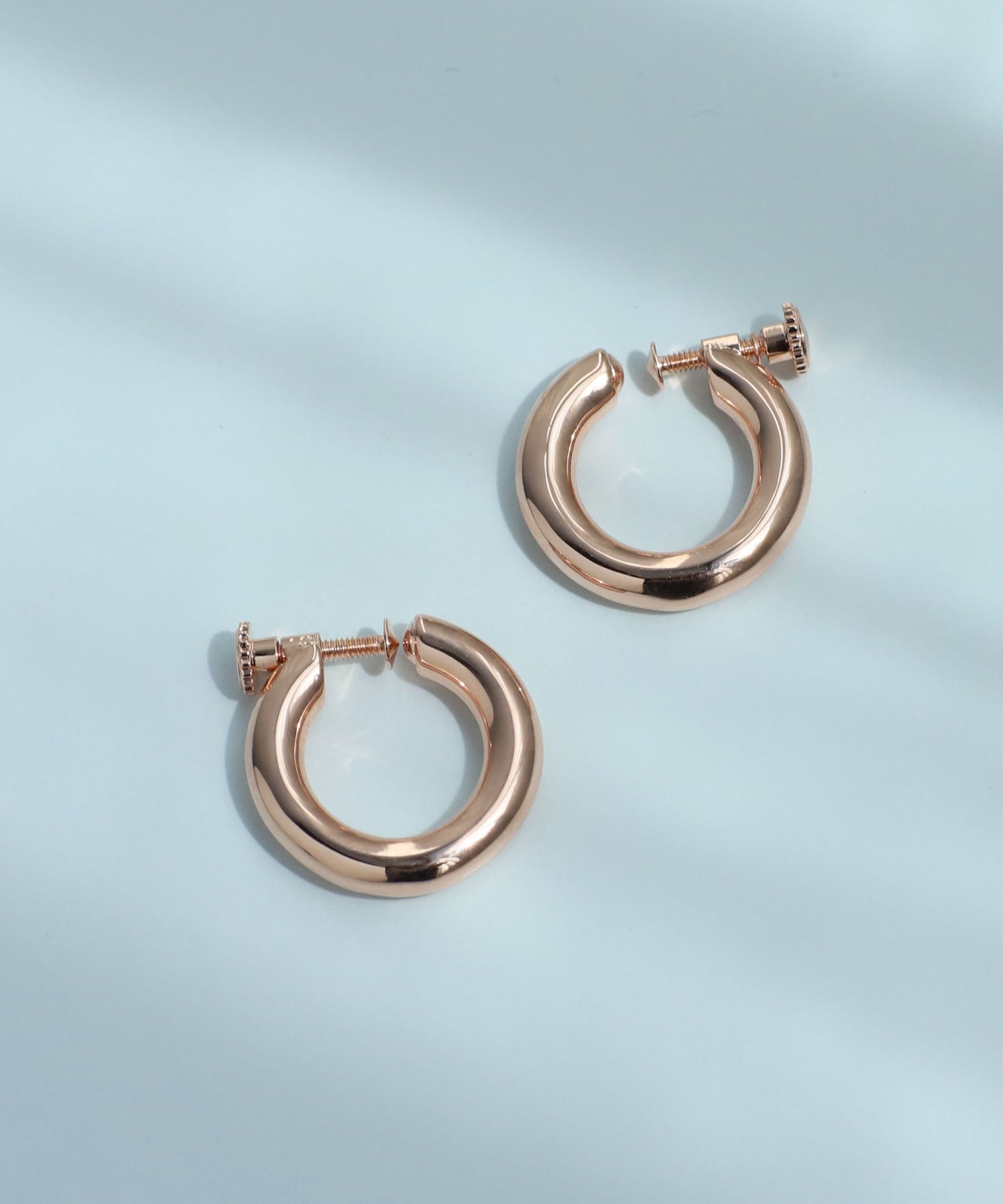 Metal Hoop Clip On Earrings [L][Basic]