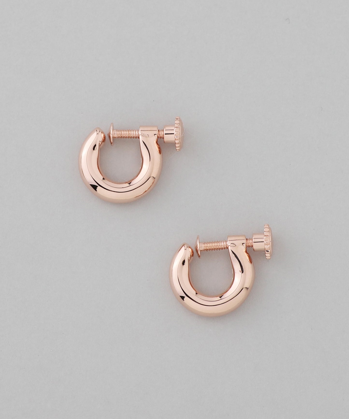 Metal Hoop Clip On Earrings [S][Basic]