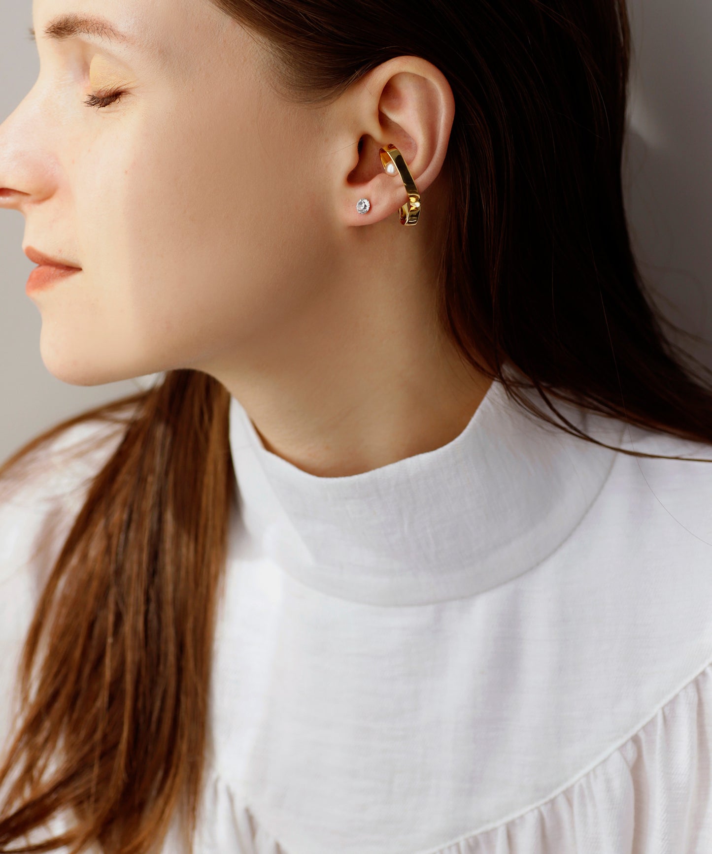 Pearl Metal Ear Cuff [Ownideal]