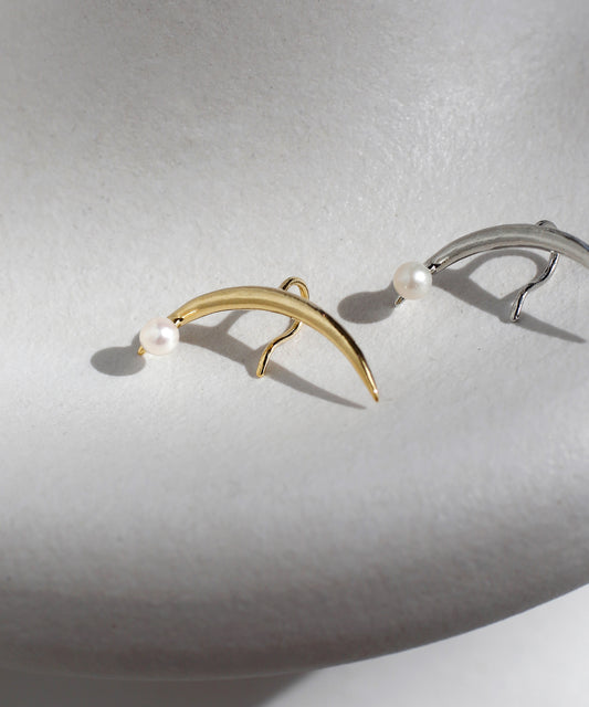 Pearl × Arch Ear Cuff [Ownideal]