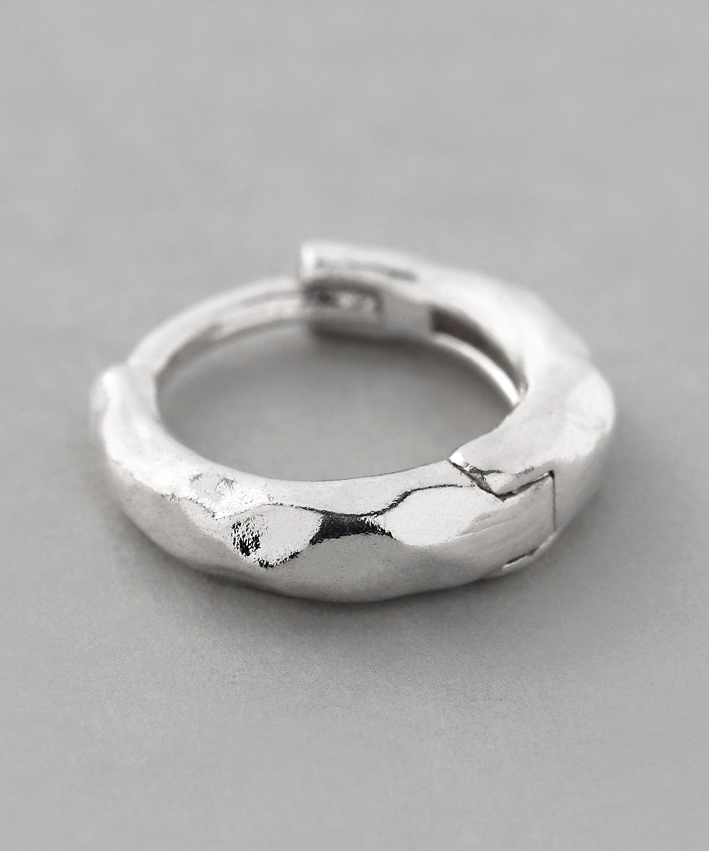 Craft Style Hoop Earrings [925 Silver]