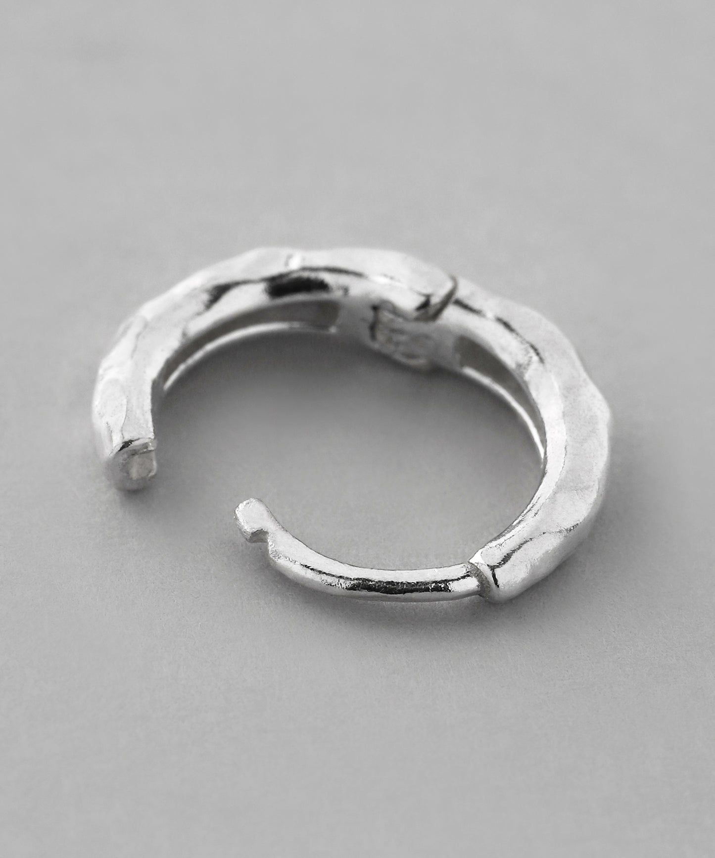 Craft Style Hoop Earrings [925 Silver]