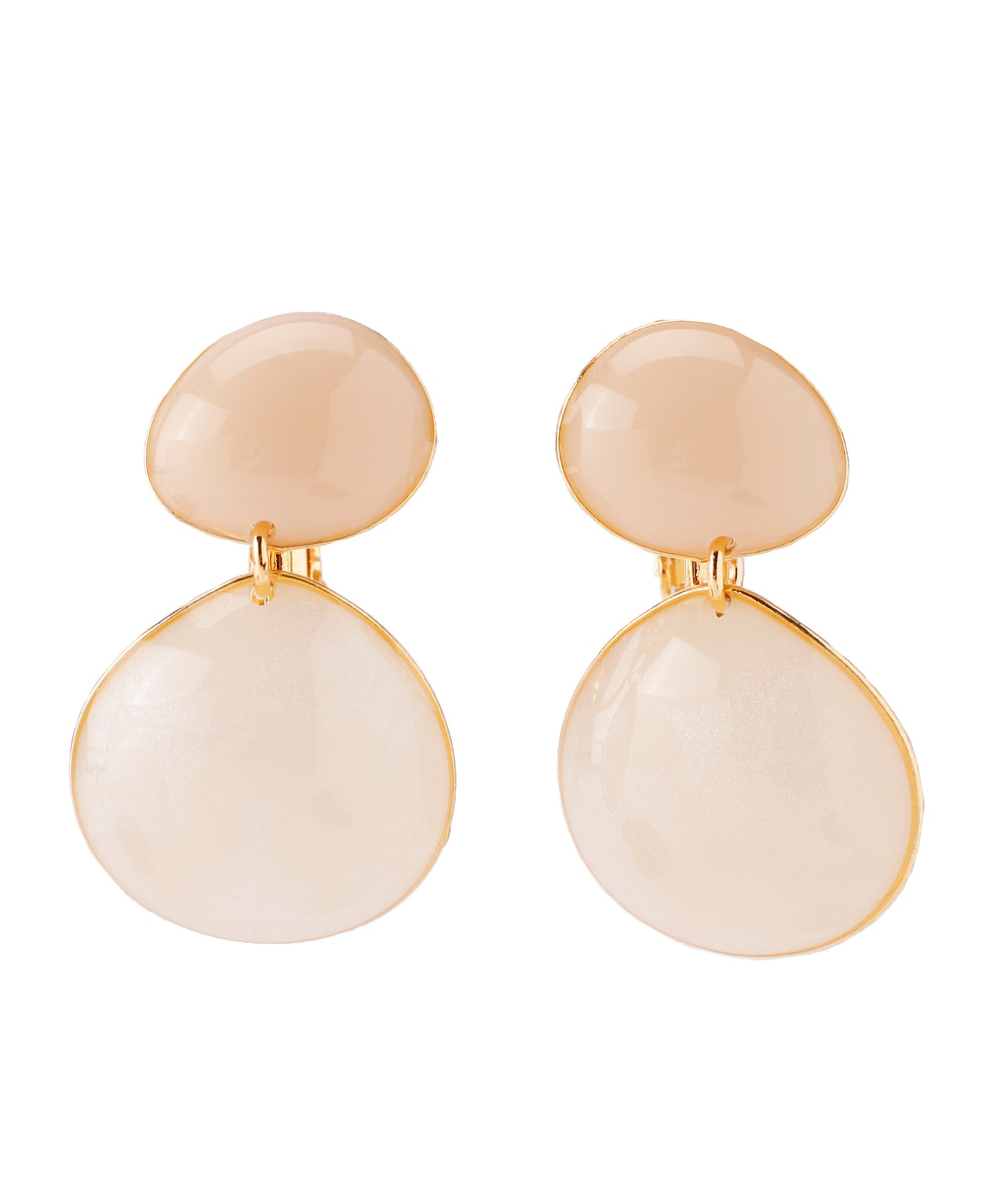 Marble Clip On Earrings[Sheerchic]