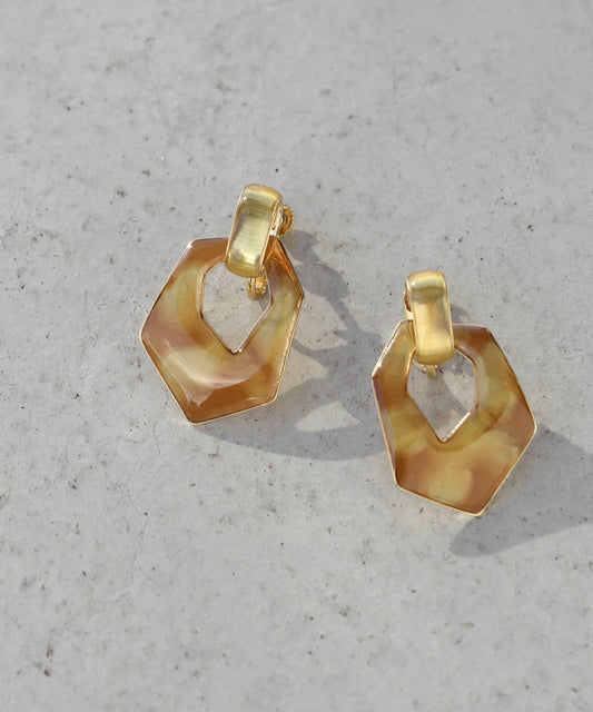 Marble  Clip On Earrings[Ownideal]