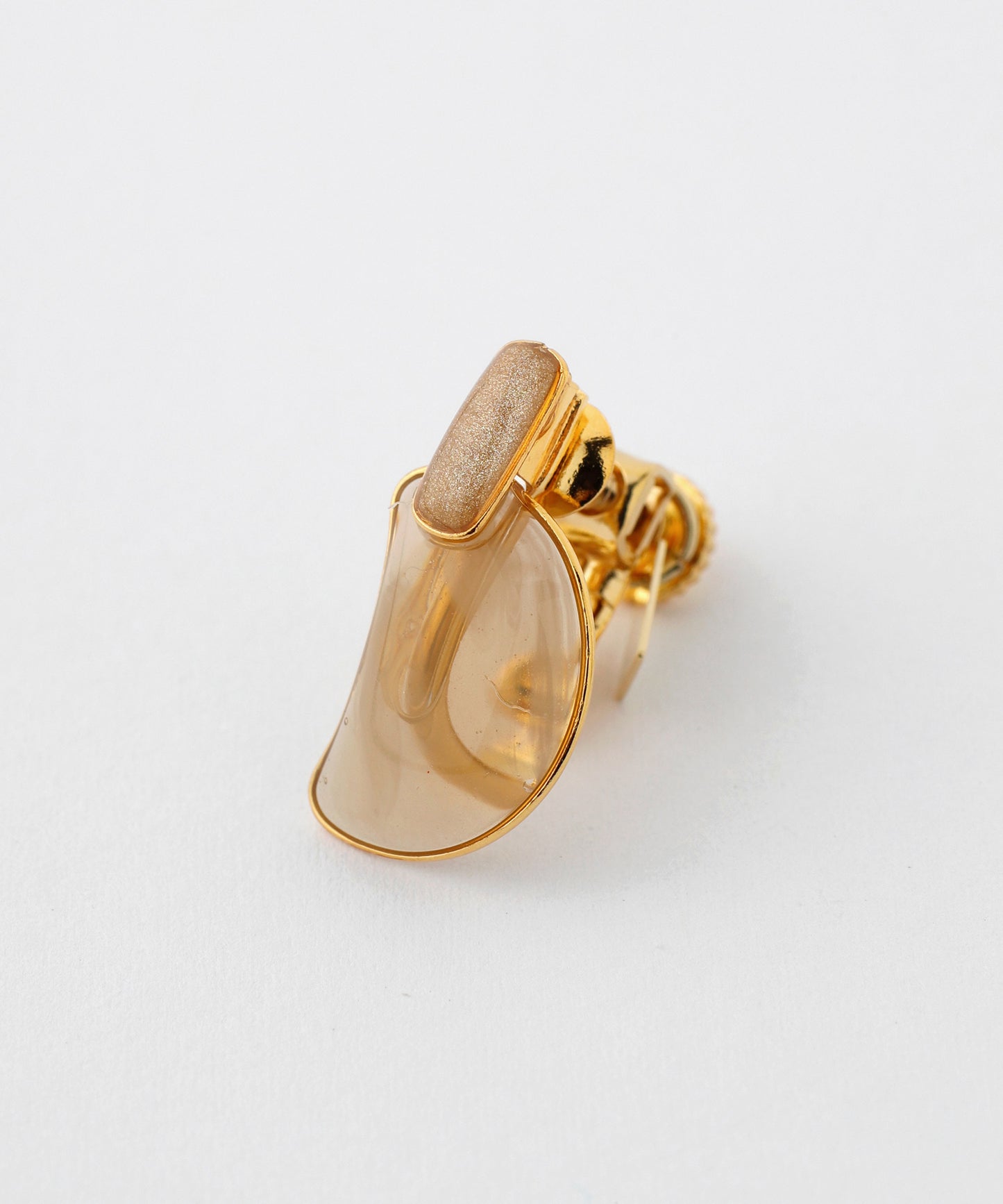 Marble Clip On Earrings [Sheerchic]