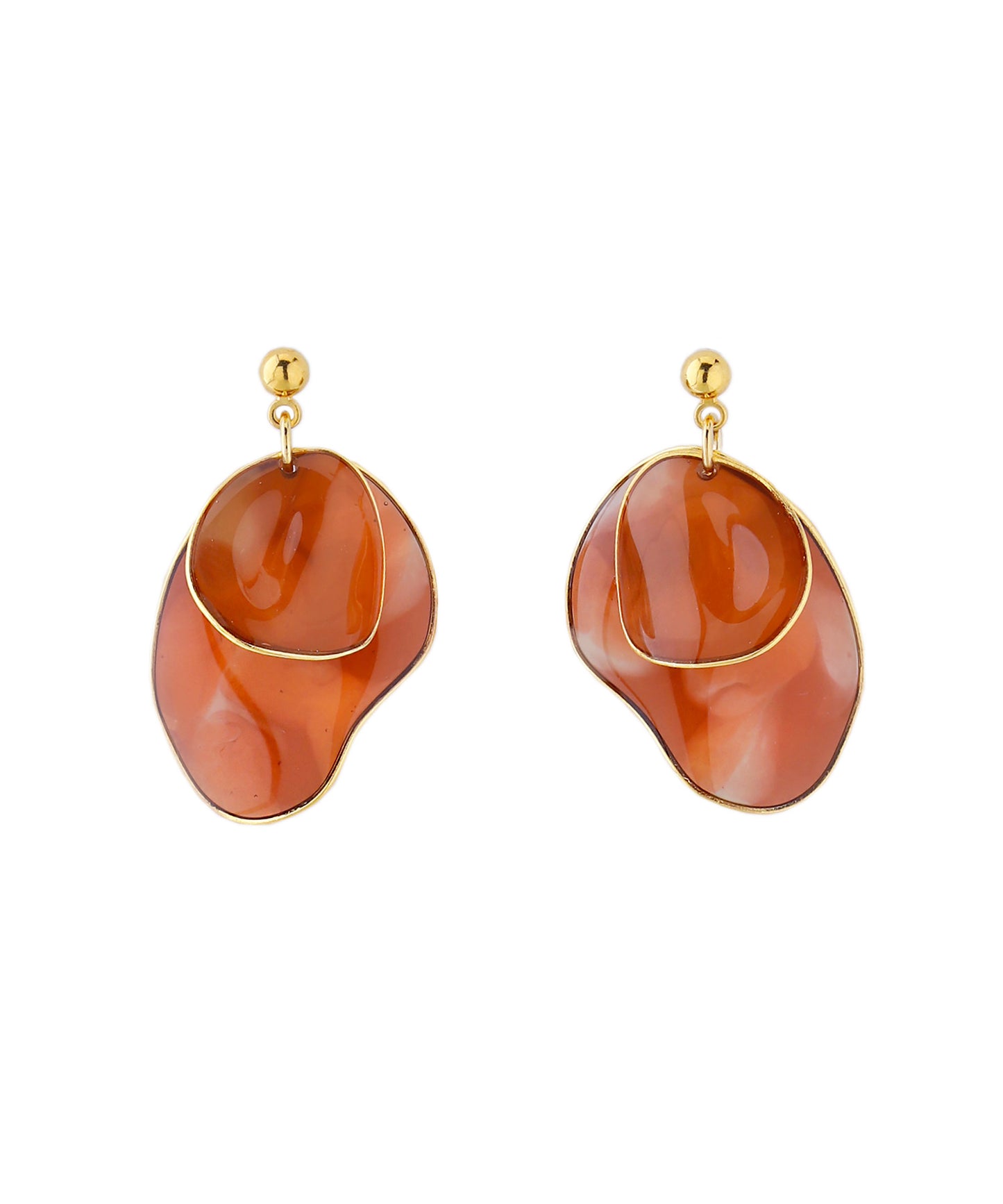 Double Color Earrings [Sheerchic]