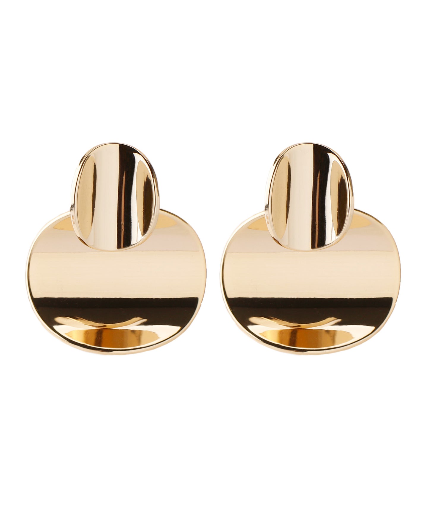 Metal Plate Clip On Earrings[Ownideal]