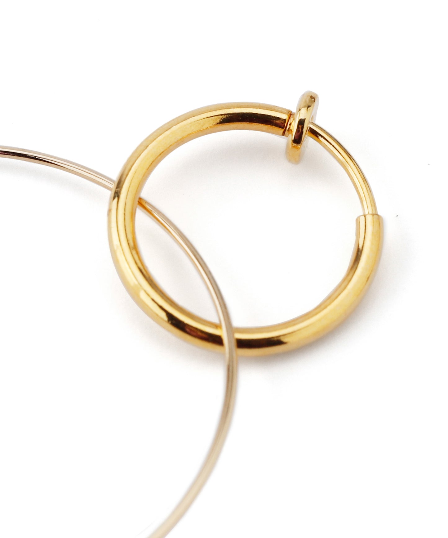 Hoop × Beads Clip On Earrings[Sheerchic]