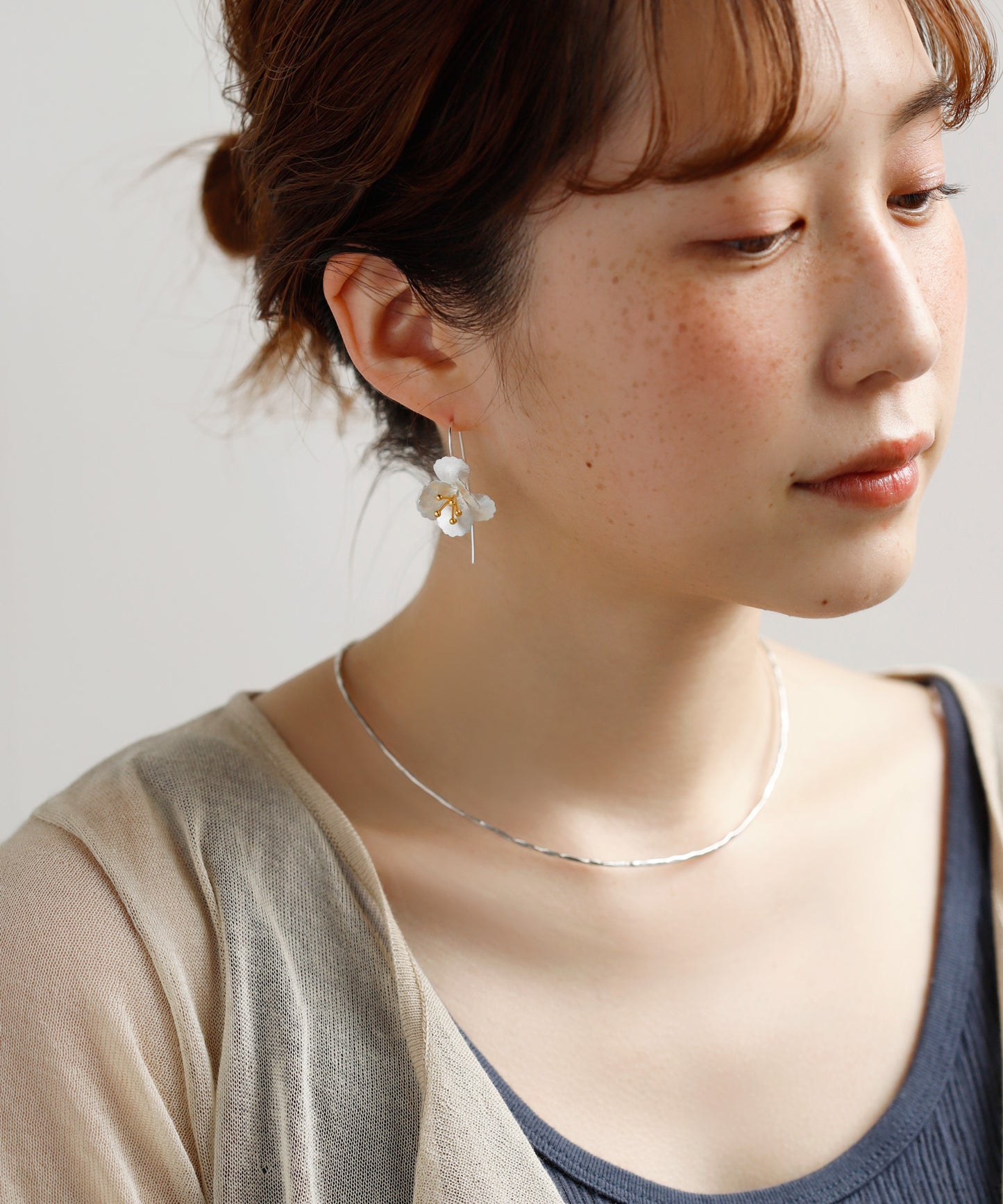 Flora Earrings[C][925 silver][Ownideal]