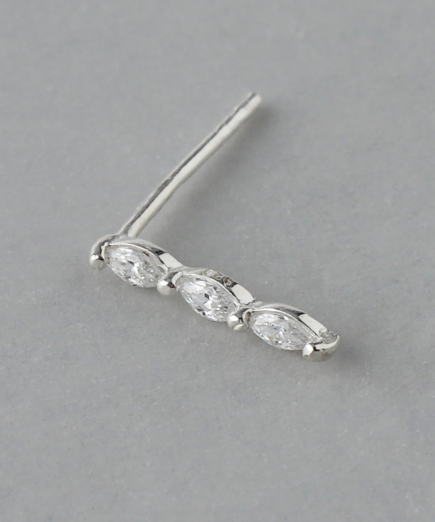 Marquis Line Earrings[925 Silver][Basic]