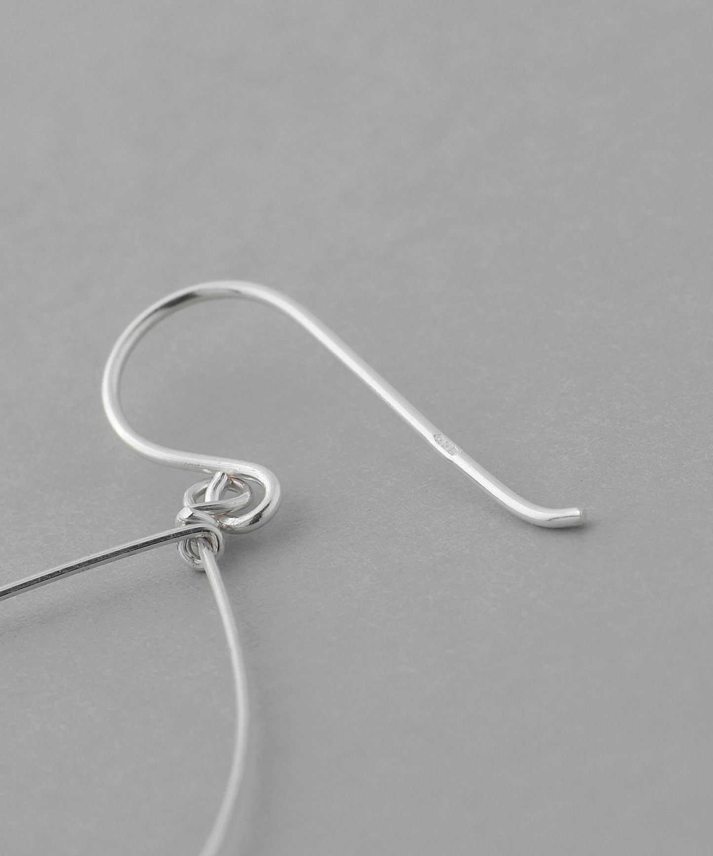 Pearl × Drop line Earrings [925 silver][Basic]