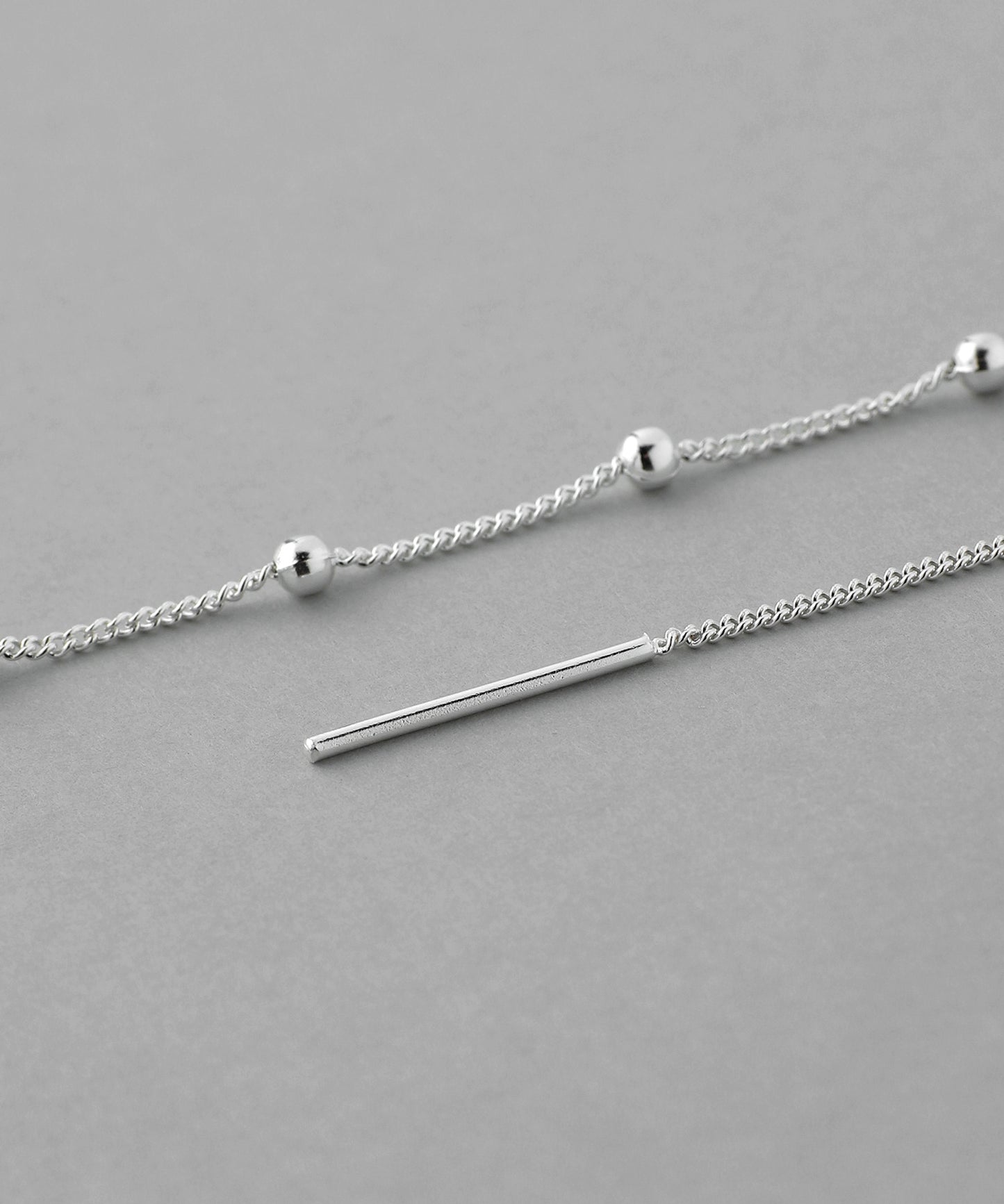 Sphere Line American Earrings [925 silver][Basic]